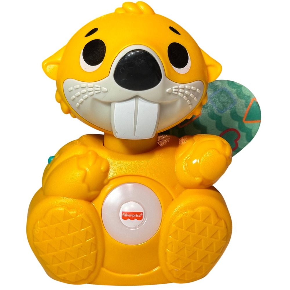 Fisher-Price Linkimals Boppin Beaver GTJ74 Musical Toy Tested Working